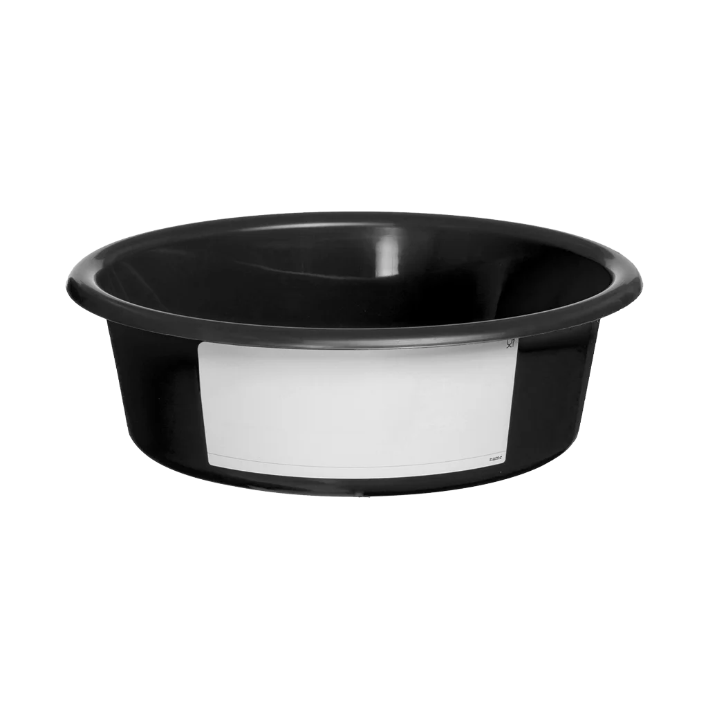Koryto paszowe dla koni, 6 l, czarne – Vplast - obrazek 1
