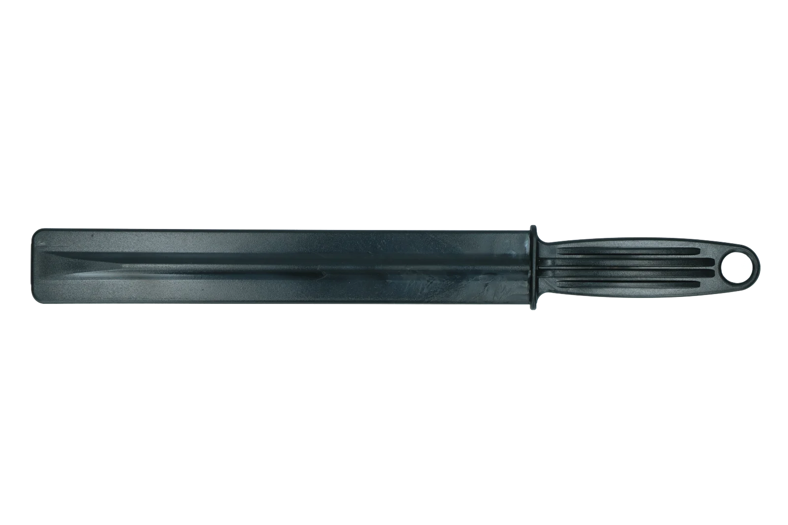 Mieszadło do paszy z oczkiem do zawieszania, z tworzywa sztucznego, 38 cm, czarne – Vplast - obrazek 1