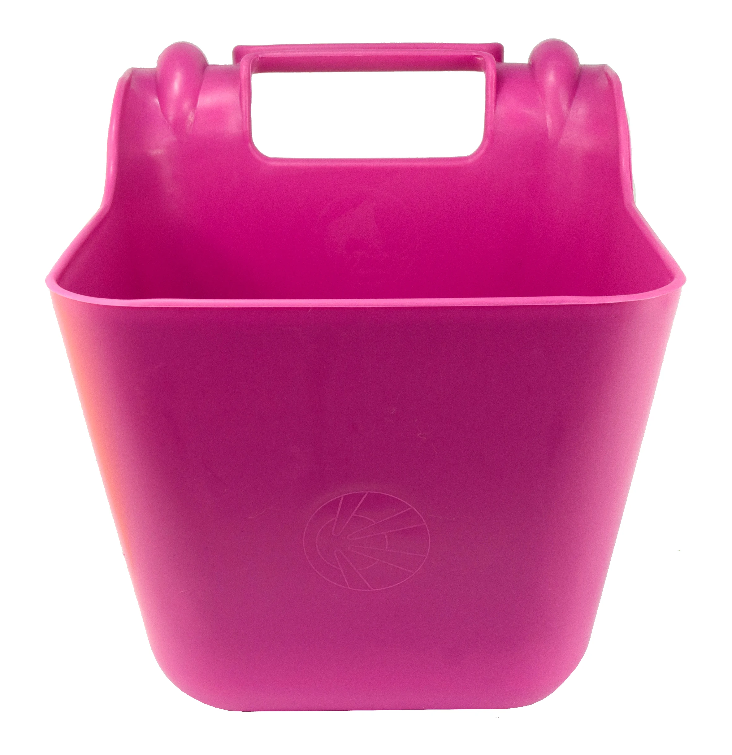 Zawieszany pojemnik na paszę dla koni z uchwytem, 14 l, różowy – Ok-Plast - obrazek 2
