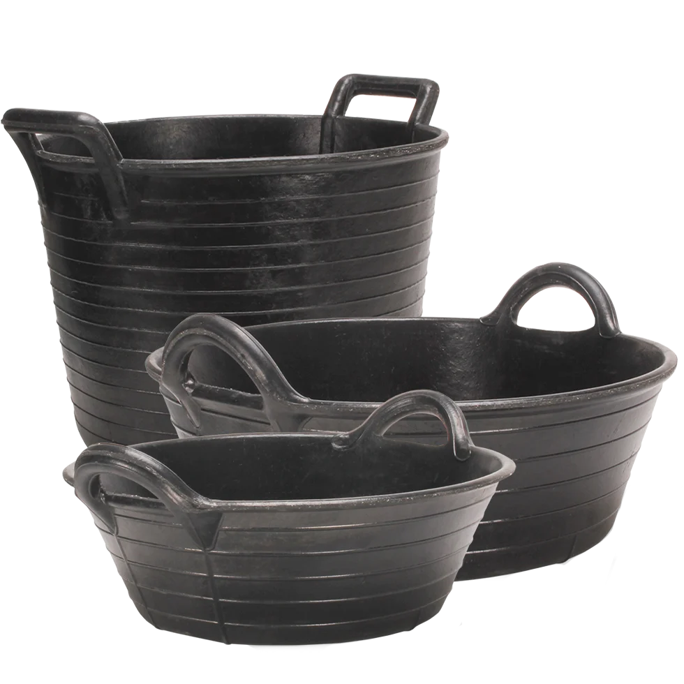Koryto z naturalnej gumy do paszy i wody, 11 l – Gobel - obrazek 1