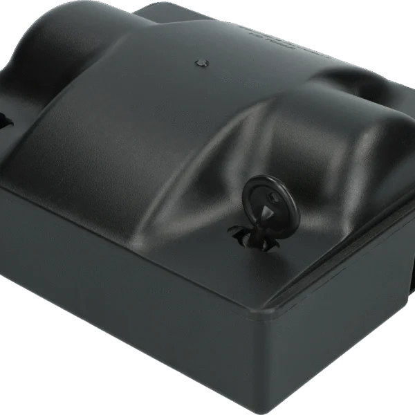Stacja deratyzacyjna na szczury i myszy z kluczem, 23,5 x 19,5 x 10,5 cm – Hofman Pest Control Dual Bait PCO