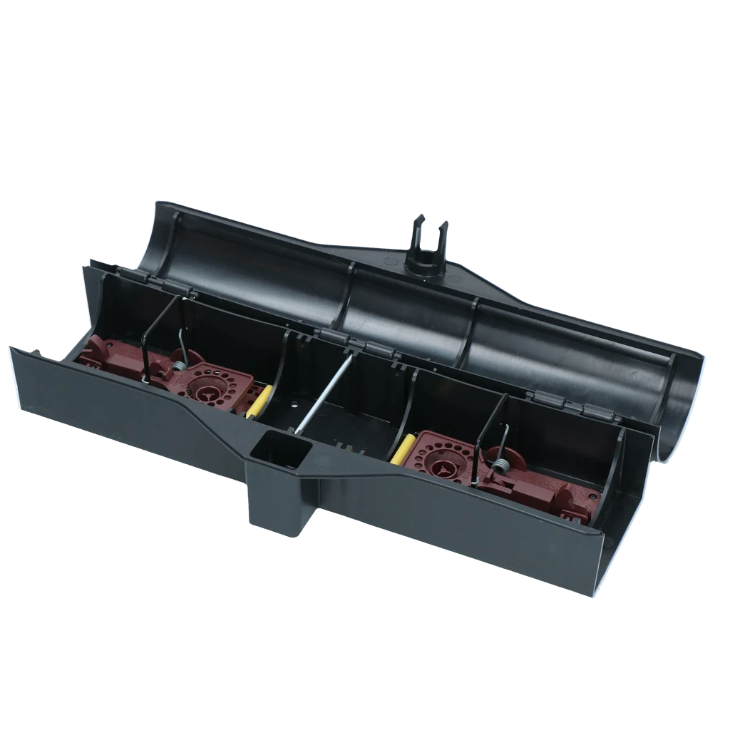 Tunelowa stacja deratyzacyjna na myszy na 2 pułapki, z kluczem, 30 x 10 x 8 cm - obrazek 6