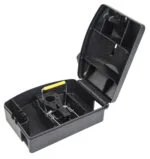 Stacja deratyzacyjna na myszy z otworem kontrolnym, 15 x 10,8 x 7 cm – Hofman Pest Control AF Snappa Black - obrazek 2