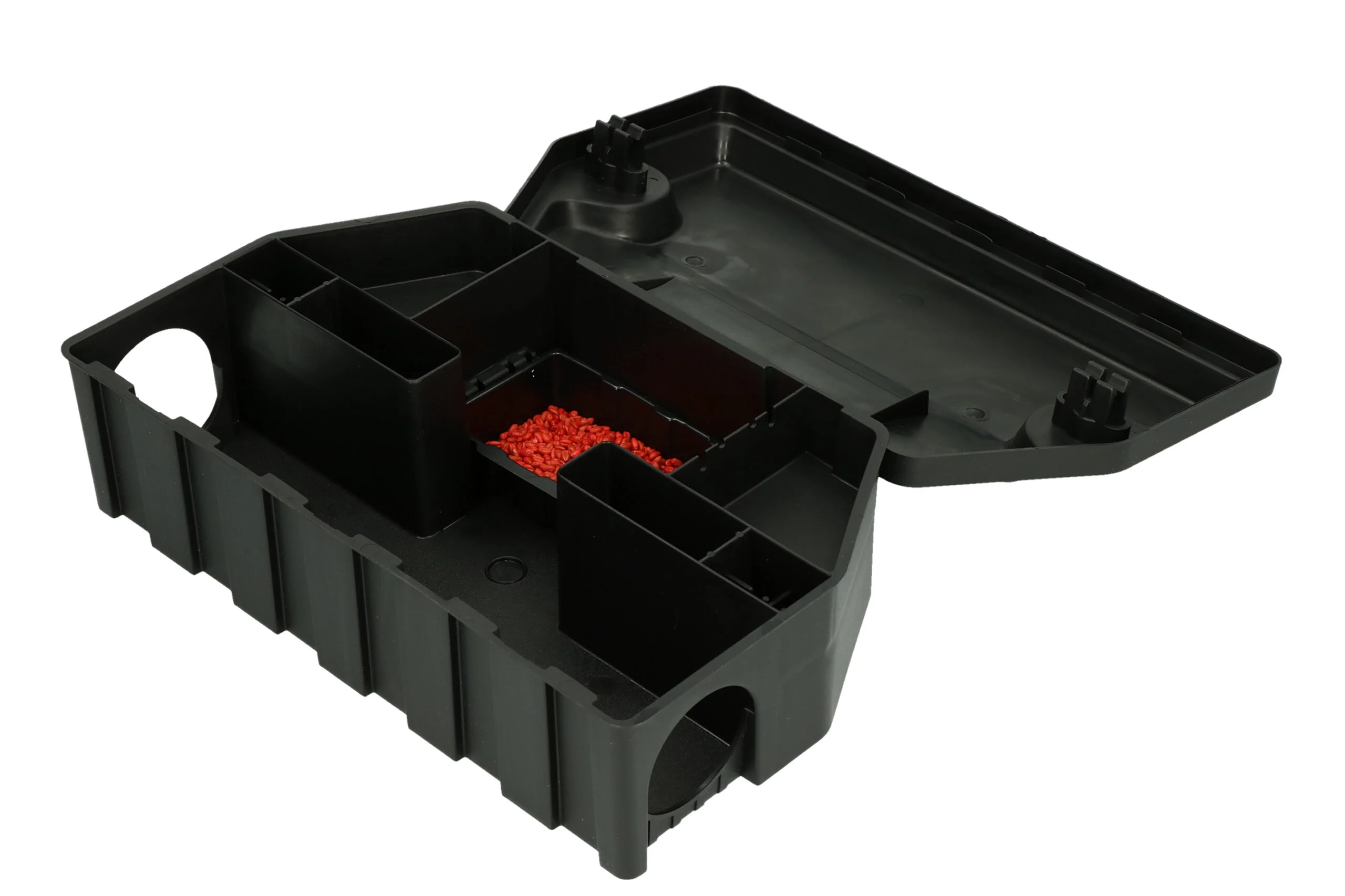 Stacja deratyzacyjna na szczury z kluczykiem, 33 x 21 x 10 cm – Hofman Pest Control Aegis Mini Rat - obrazek 3