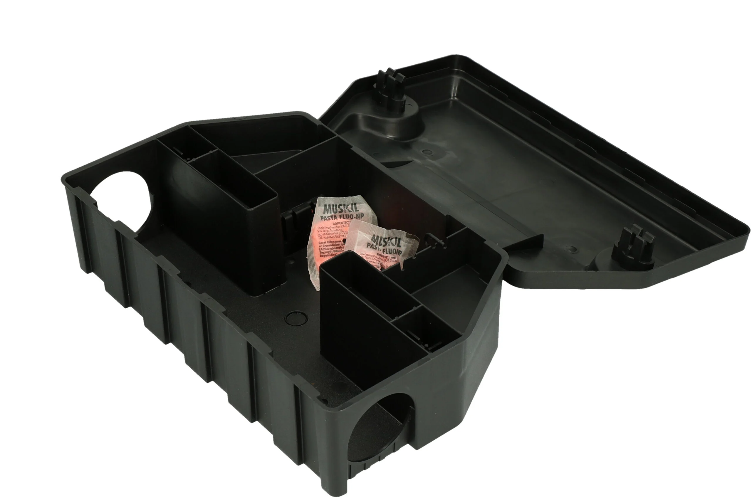 Stacja deratyzacyjna na szczury z kluczykiem, 33 x 21 x 10 cm – Hofman Pest Control Aegis Mini Rat - obrazek 4