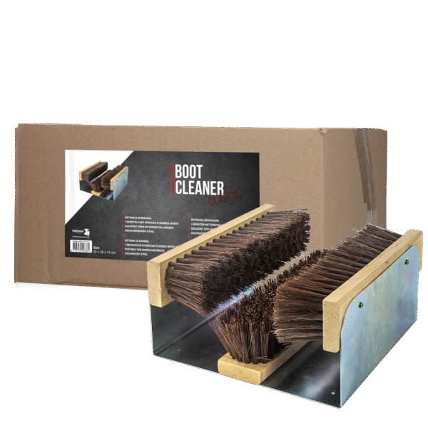 Czyścik do obuwia Boot Cleaner z 3 szczotkami i elastycznym włosiem, 30 x 28 x 14 cm