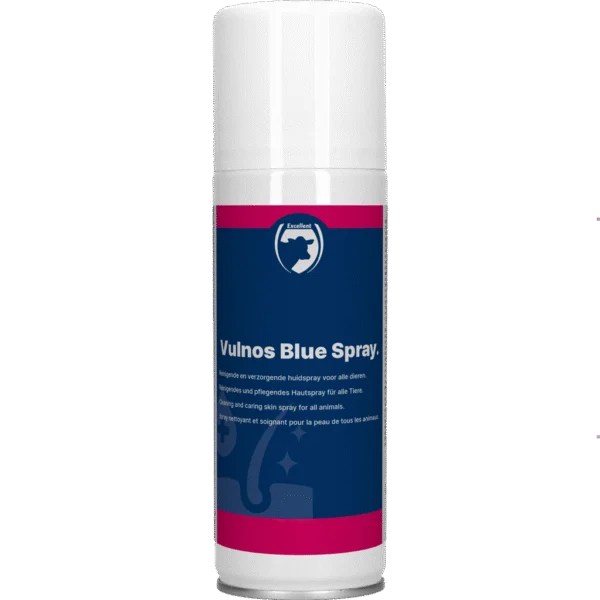 Spray do oczyszczania skóry zwierząt, 200 ml – Excellent Vulnos Blauw Spray