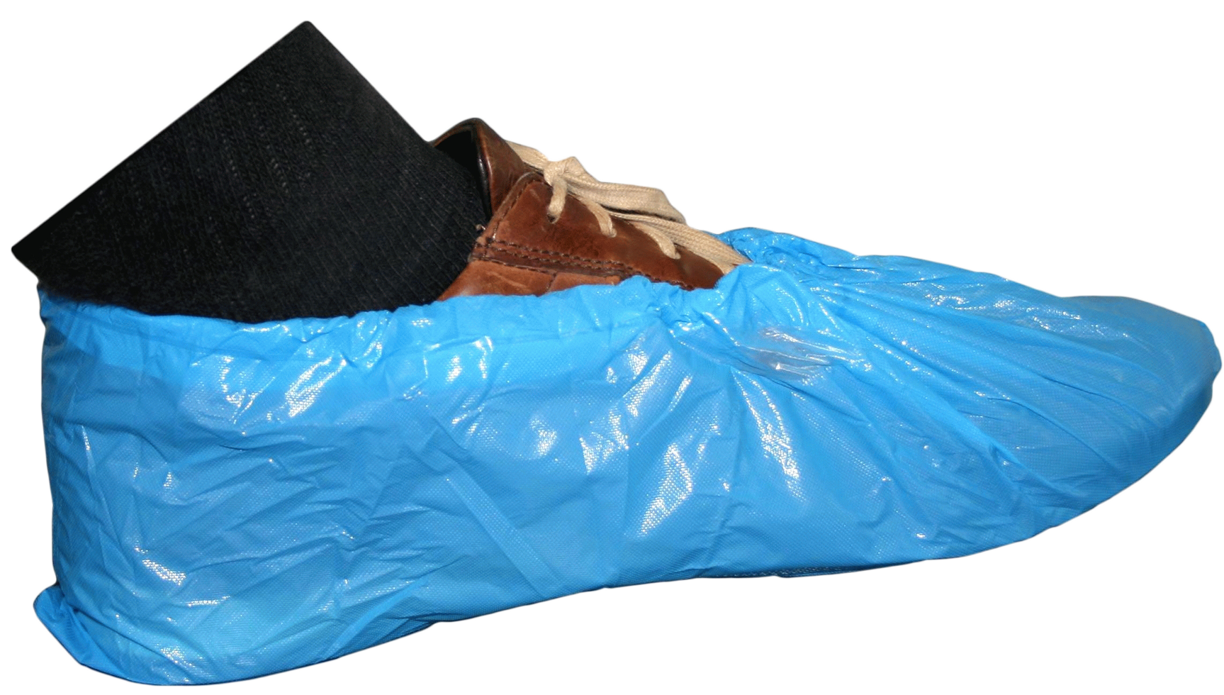 Wegwerp Overschoenen Blauw 36 x 15 cm, 50 Paar Niebieskie jednorazowe ochraniacze na buty 36 x 15 cm, 50 par