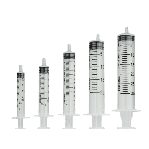 Strzykawka jednorazowa 5 ml, trójelementowa, bez igły – Génia Dispoject