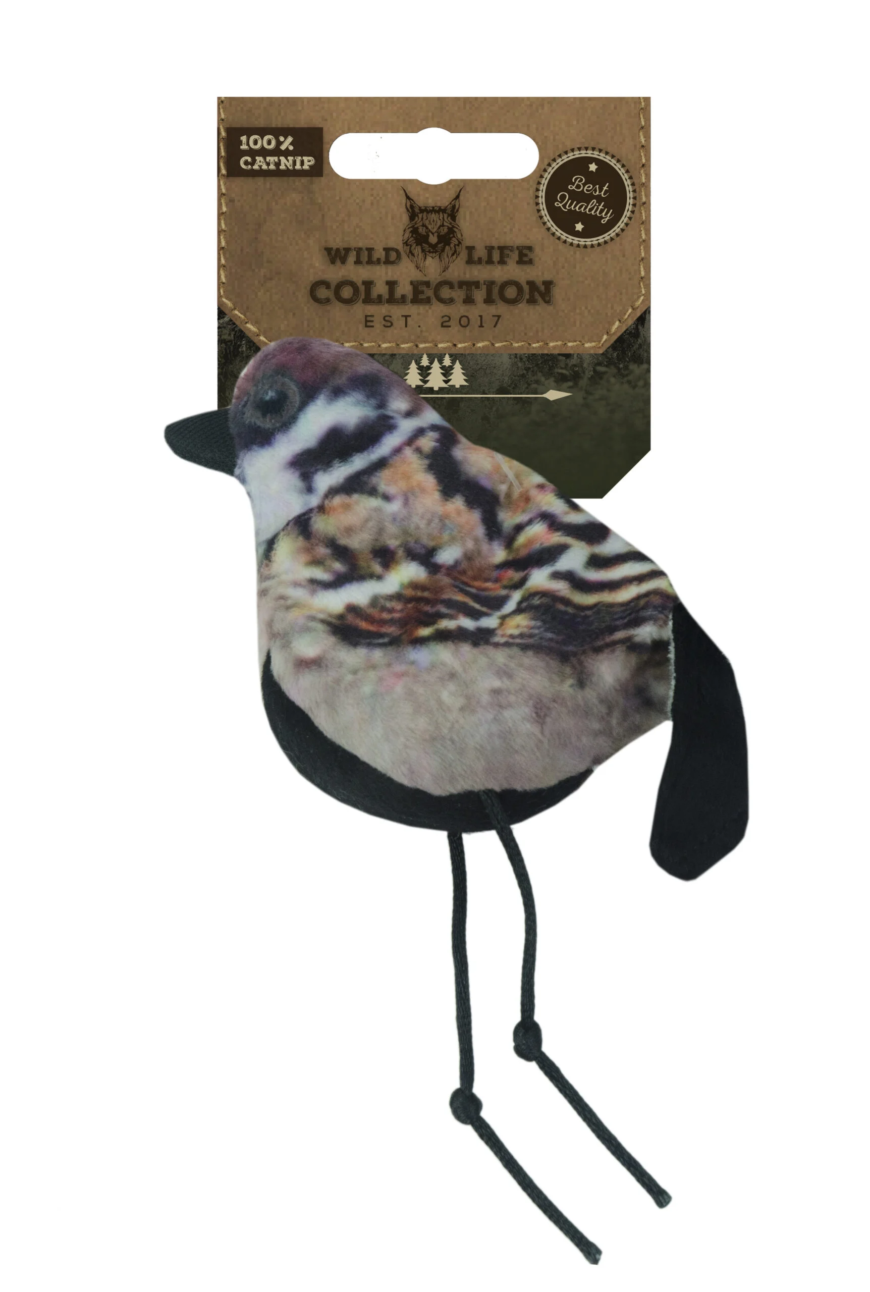Zabawka ptaszek dla kota z kocimiętką – Wild Life Collection Cat Wróbel - obrazek 1