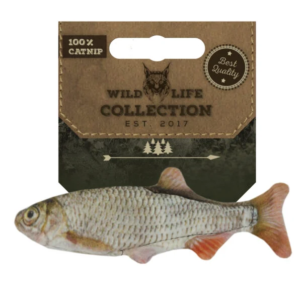 Zabawka dla kota w kształcie płoci z kocimiętką – Wild Life Collection Cat Płoć