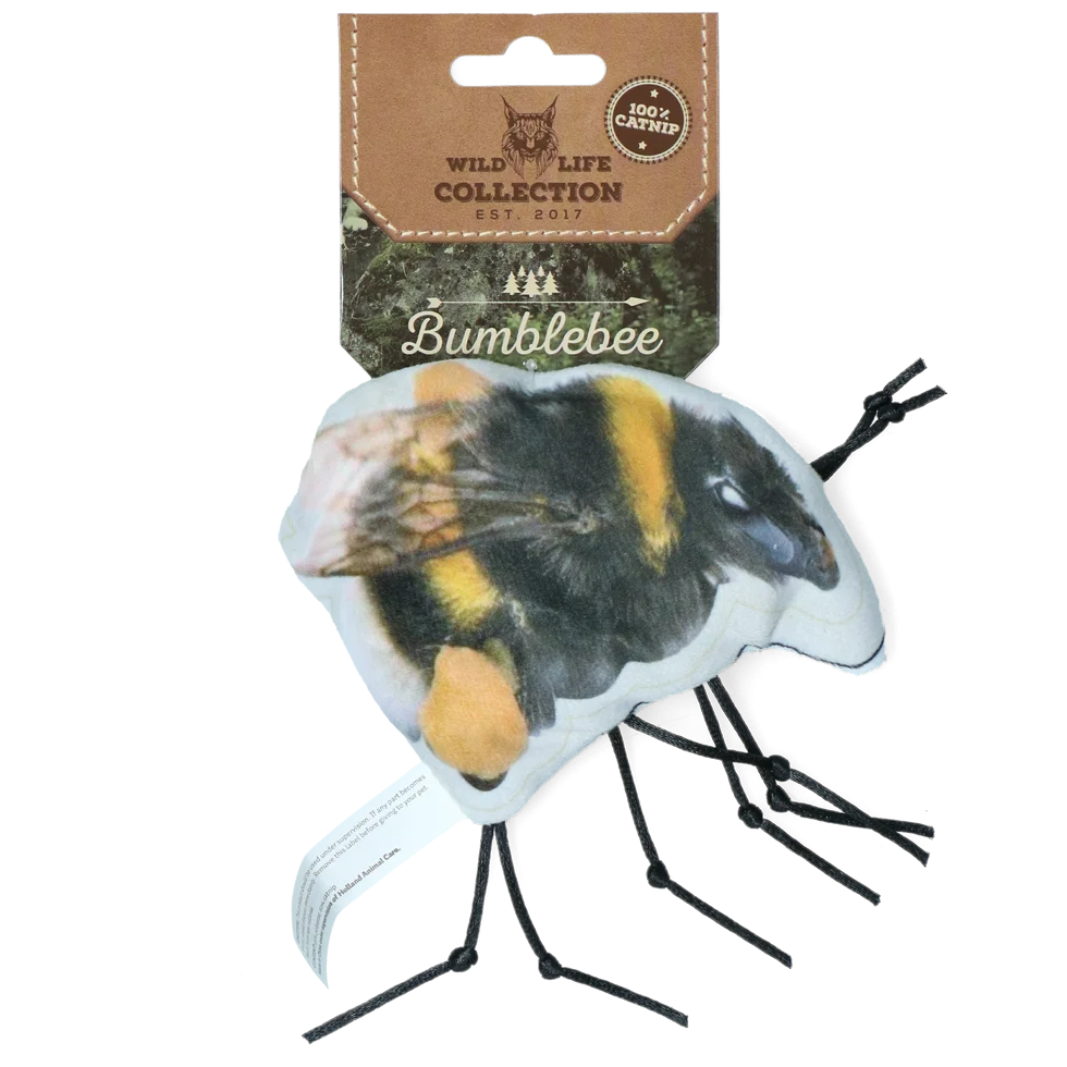 Zabawka dla kota w kształcie trzmiela z kocimiętką – Wild Life Collection Cat Hommel - obrazek 1