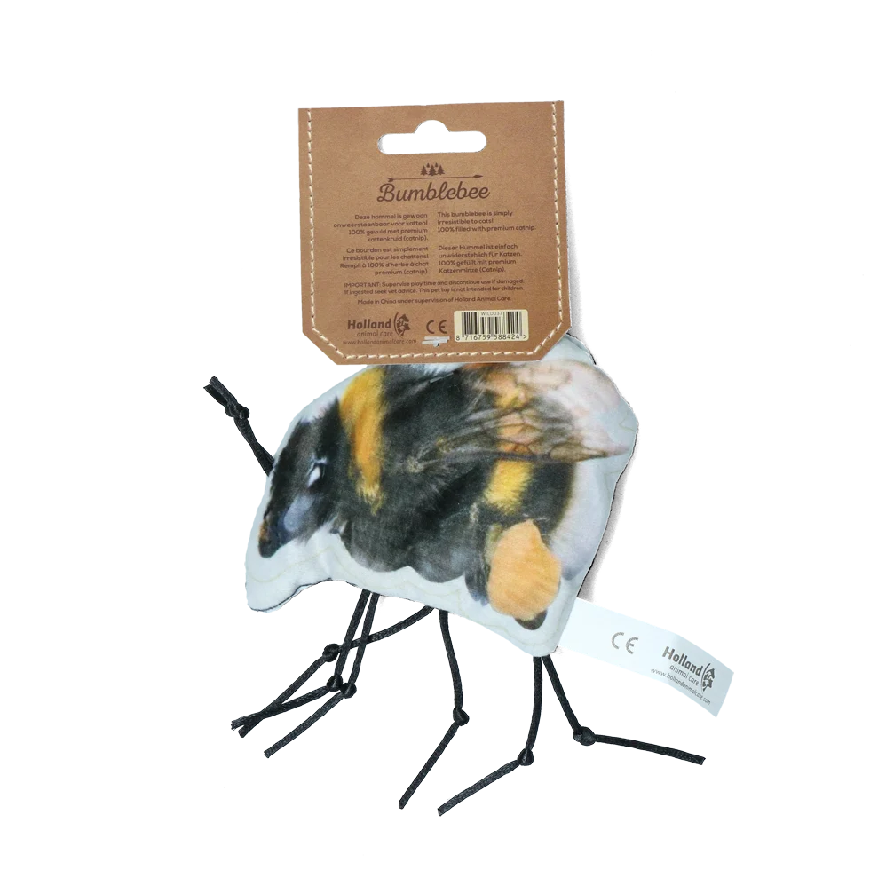 Zabawka dla kota w kształcie trzmiela z kocimiętką – Wild Life Collection Cat Hommel - obrazek 2