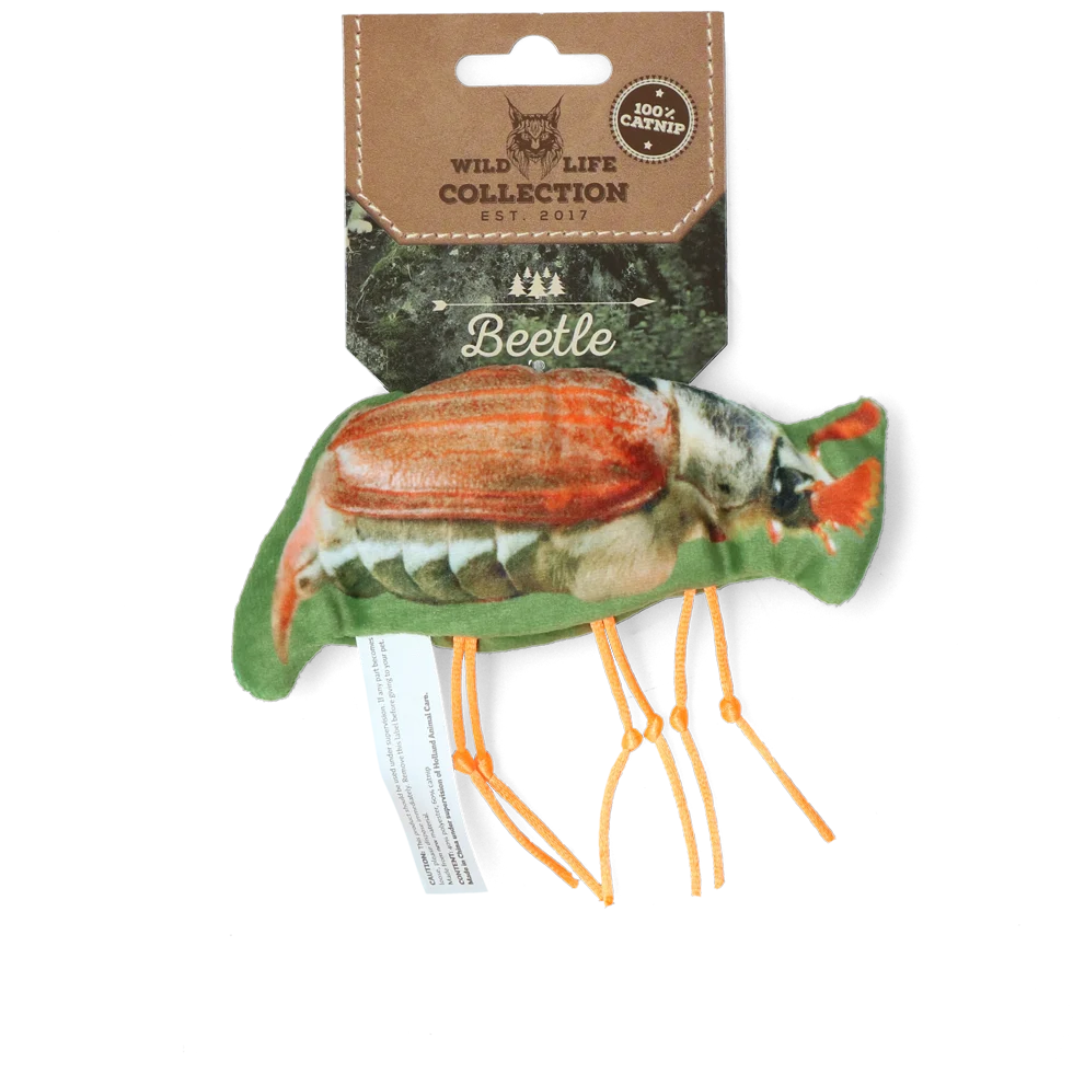 Zabawka dla kota w kształcie chrabąszcza z kocimiętką – Wild Life Collection Cat Meikever - obrazek 1