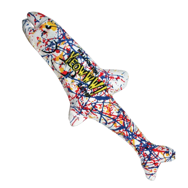 Zabawka dla kota: rybka z kocimiętką, 18 cm – Yeowww! Pollock Fish