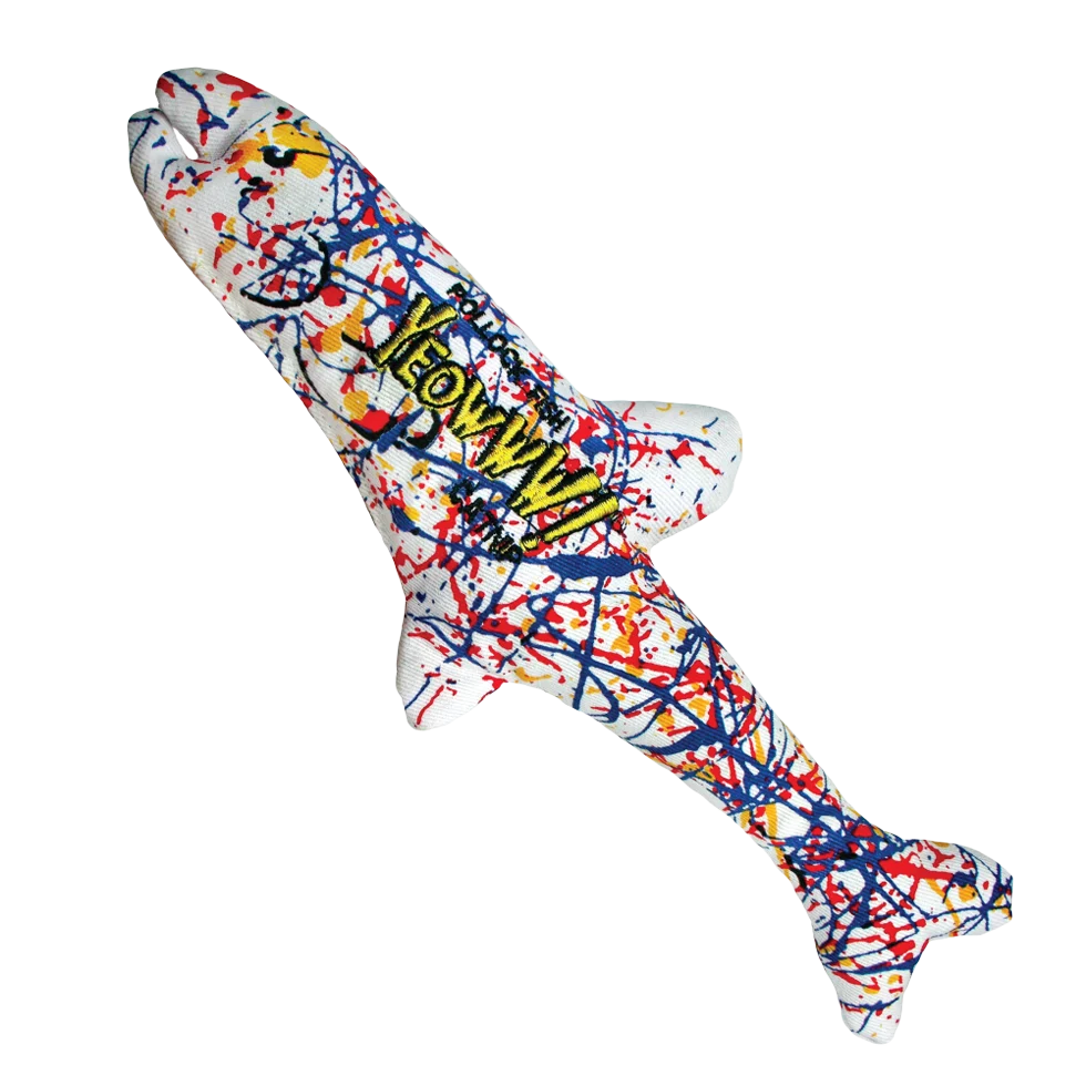 YEOW018.png Zabawka dla kota: rybka z kocimiętką, 18 cm – Yeowww! Pollock Fish - obrazek 1