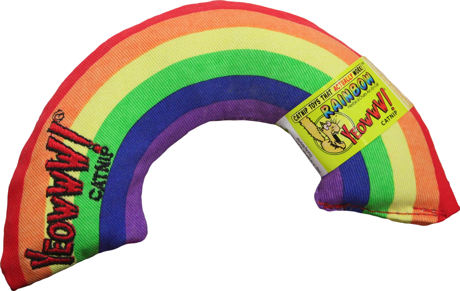 Zabawka dla kota tęcza z kocimiętką, 17,7 cm – Yeowww! Rainbow - obrazek 1
