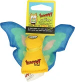 Zabawka dla kota w kształcie motyla z kocimiętką i szeleszczącymi skrzydełkami, 13 x 6 cm, niebieska – Yeowww! Butterfly - obrazek 2