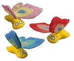 Zabawka dla kota w kształcie motyla z kocimiętką i szeleszczącymi skrzydełkami, 13 x 6 cm, niebieska – Yeowww! Butterfly - obrazek 4