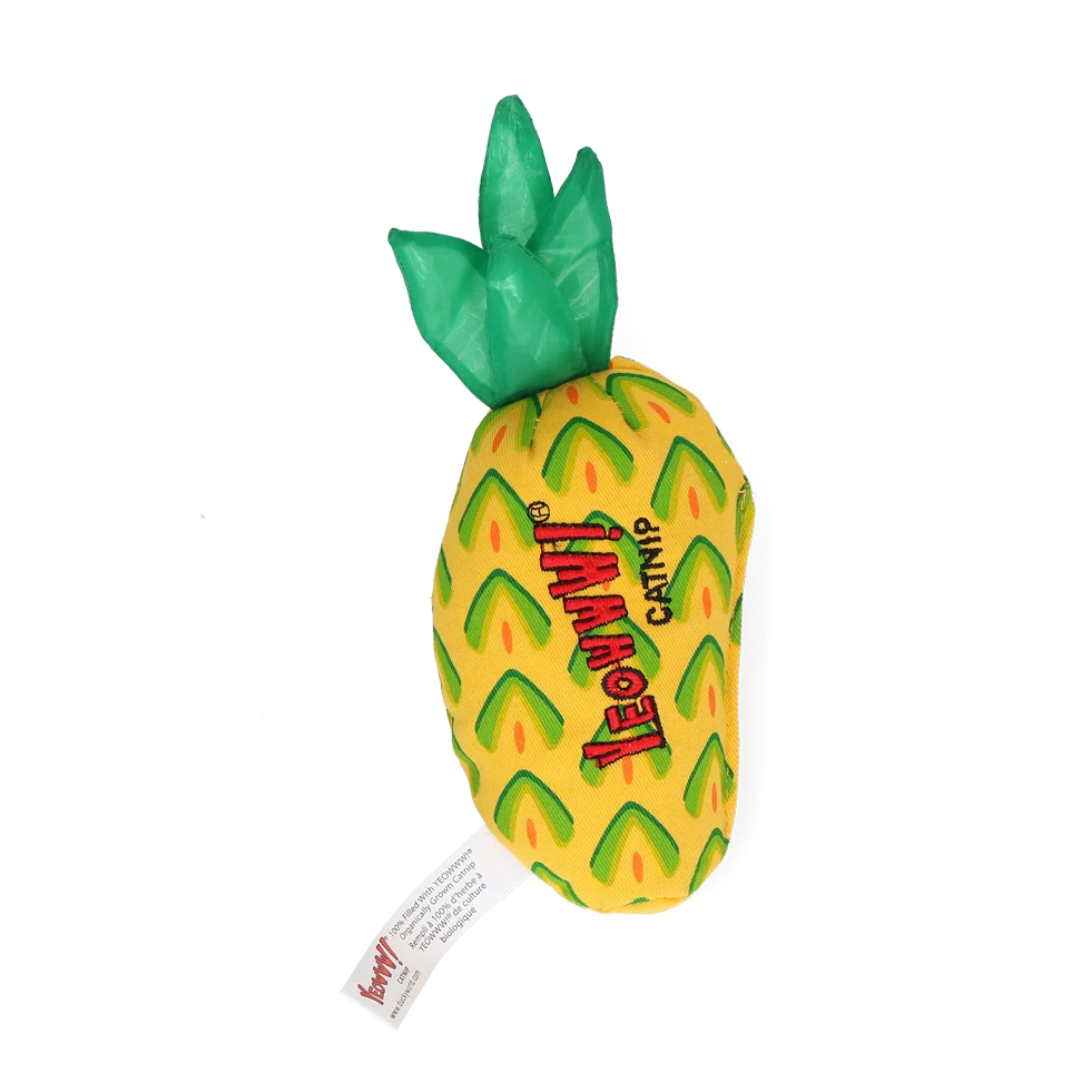 Zabawka dla kota Ananas z kocimiętką, 17,7 cm – Yeowww! Pineapple - obrazek 2
