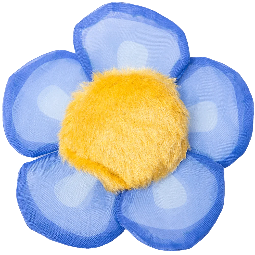 Zabawka dla kota w kształcie kwiatu z kocimiętką i szeleszczącymi płatkami, niebieska – Yeowww! Daisy's Flower Tops - obrazek 2