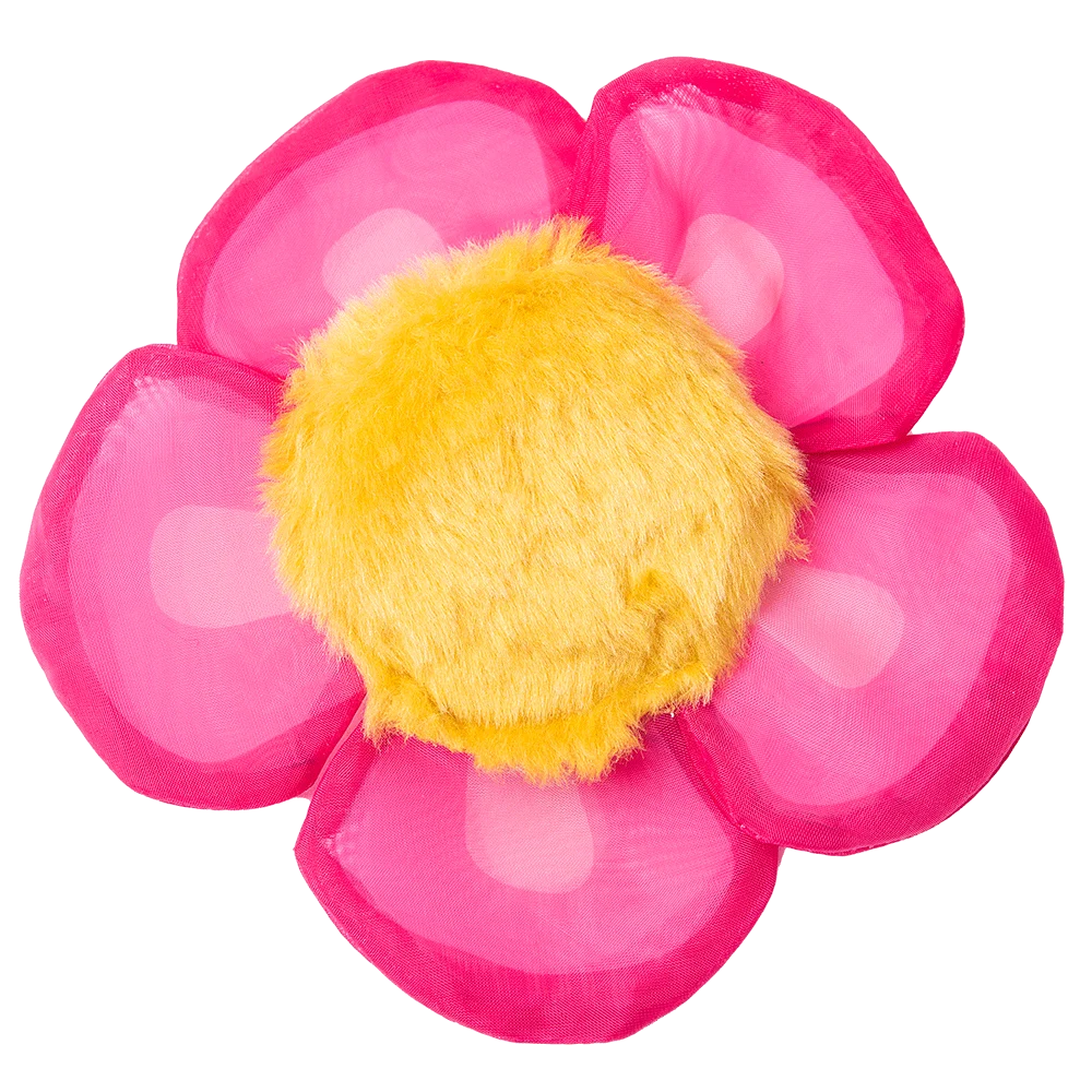 Zabawka dla kota w kształcie kwiatu z kocimiętką i szeleszczącymi płatkami, różowa – Yeowww! Daisy's Flower Tops - obrazek 2