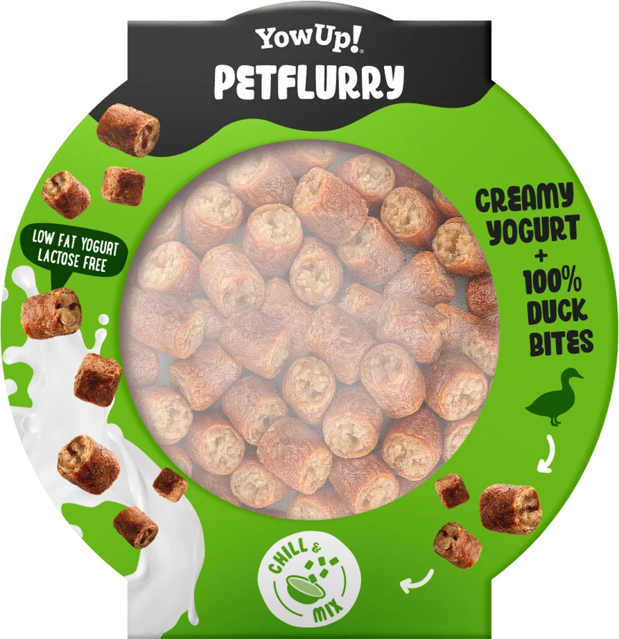 Kremowy przysmak dla psa z kaczką – YowUp! PetFlurry - obrazek 2