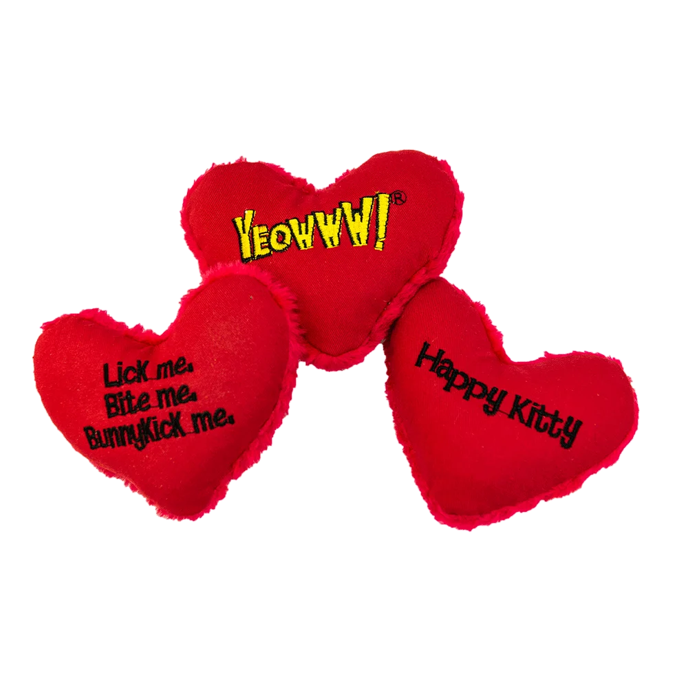 Serce do zabawy dla kota z kocimiętką, 10 cm – Yeowww! Hearrrt Attack - obrazek 4