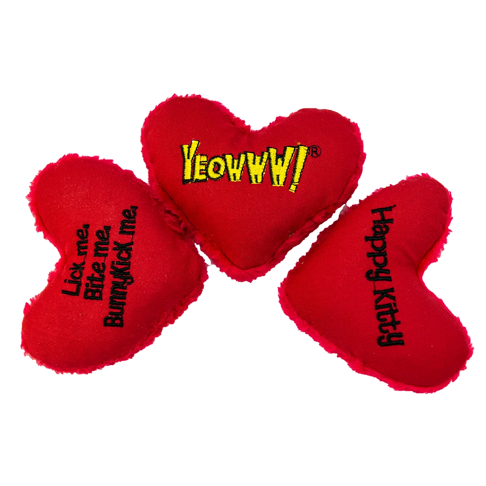 Serce do zabawy dla kota z kocimiętką, 10 cm – Yeowww! Hearrrt Attack - obrazek 5