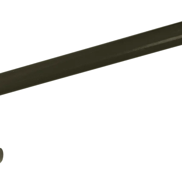 Składany wieszak na siodło z hakiem na ogłowie, 44 cm, czarny