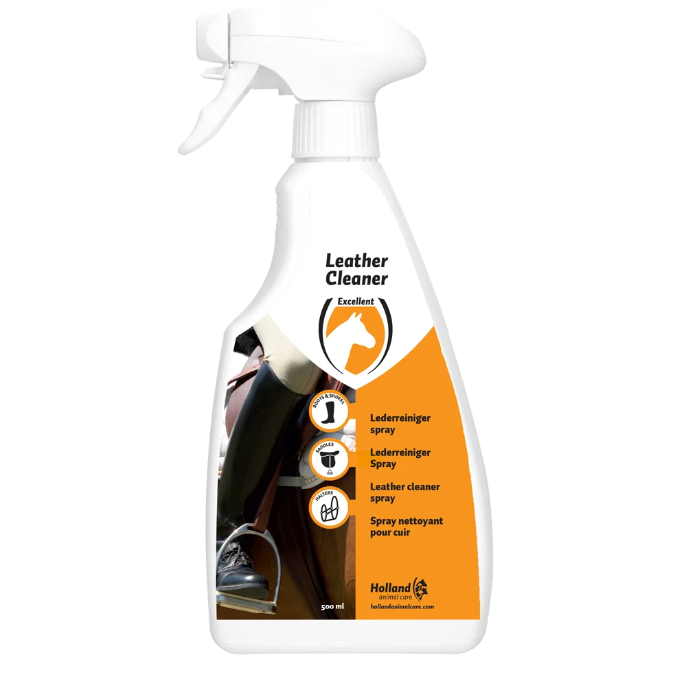 Spray do czyszczenia skóry do siodeł i butów, 500 ml – Excellent Leather Cleaner Spray - obrazek 1