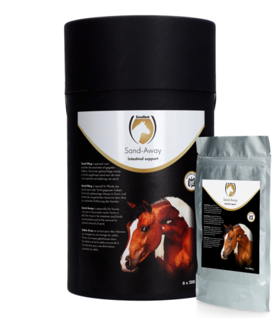 Suplement psyllium dla koni, 6 x 200 g – Excellent Horse Sand-Away