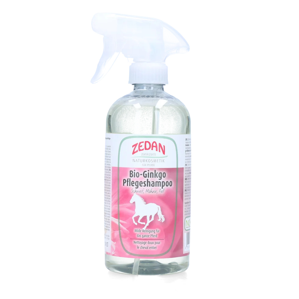 Szampon dla koni do sierści, grzywy i ogona, 500 ml – Zedan Bio Ginkgo Shampoo - obrazek 1