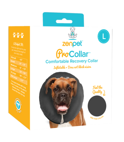 Kołnierz ochronny dla psów L, zmywalny, 33 do 40,6 cm – Zenpet ProCollar
