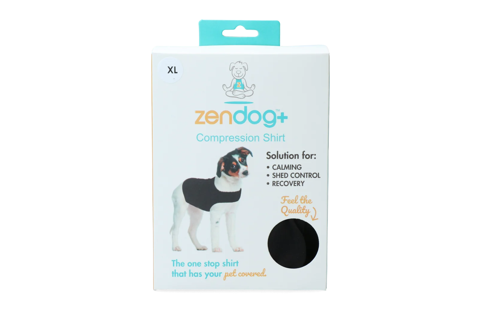 Kamizelka kompresyjna dla psa XL, oddychająca, obwód klatki piersiowej 61 do 71 cm – Zenpet ZenDog Compression Shirt - obrazek 1