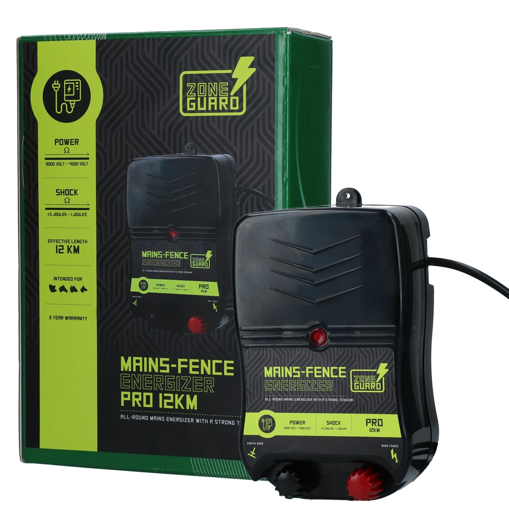 Elektryzator sieciowy – ZoneGuard Energizer Pro 12 km - obrazek 1