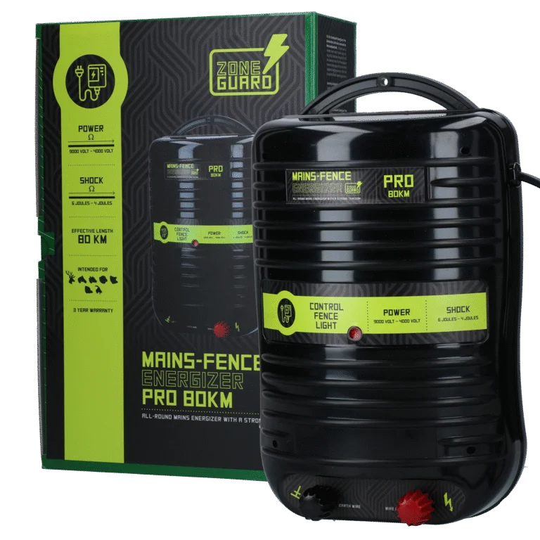 Elektryzator sieciowy do ogrodzeń elektrycznych – ZoneGuard Energizer Pro 80 km