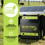 Elektryzator do ogrodzeń elektrycznych zasilany energią słoneczną – ZoneGuard Solar-Fence Energizer Pro 20 km - obrazek 2