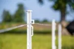 Drut do ogrodzenia elektrycznego 3 mm, biały z ciemnozielonym, 400 m – ZoneGuard Plus - obrazek 3