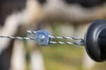 Drut do ogrodzenia elektrycznego 3 mm, biały z ciemnozielonym, 400 m – ZoneGuard Plus - obrazek 2