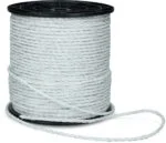 Plecionka elektryczna 6 mm, biała, z drutami ze stali nierdzewnej i metalu lekkiego, 200 m – ZoneGuard Plus - obrazek 2