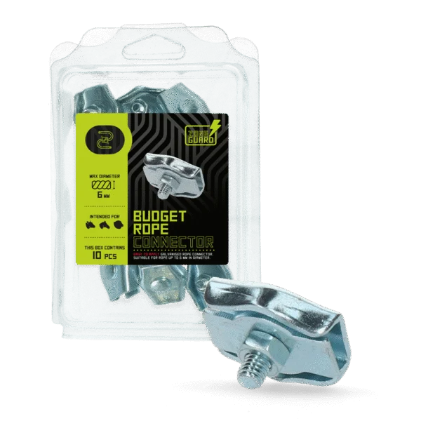 Złączka do elektrycznej linki o średnicy 6 mm, 10 sztuk – ZoneGuard Budget