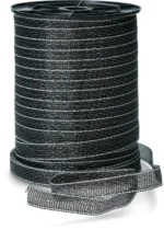 Taśma elektryczna 20 mm, czarna, 9 przewodów ze stali nierdzewnej, 200 m – ZoneGuard Basic
