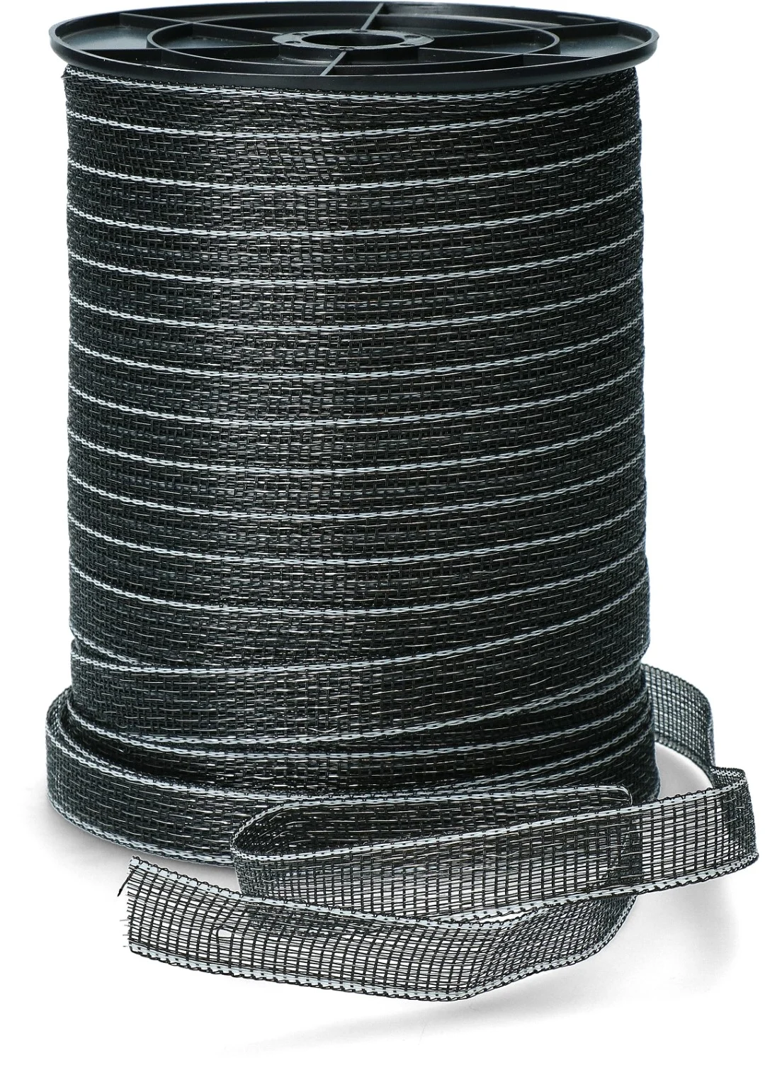 Taśma elektryczna 20 mm, czarna, 9 przewodów ze stali nierdzewnej, 200 m – ZoneGuard Basic - obrazek 1