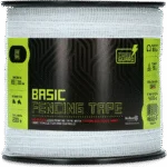 Taśma elektryczna 20 mm, biała, 4 przewody ze stali nierdzewnej, 200 m – ZoneGuard Basic - obrazek 2