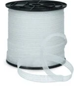 Taśma elektryczna 20 mm, biała, 4 przewody ze stali nierdzewnej, 200 m – ZoneGuard Basic