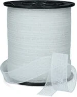 Taśma do pastucha elektrycznego 40 mm, biała, 8 przewodów ze stali nierdzewnej, 200 m – ZoneGuard Basic - obrazek 2
