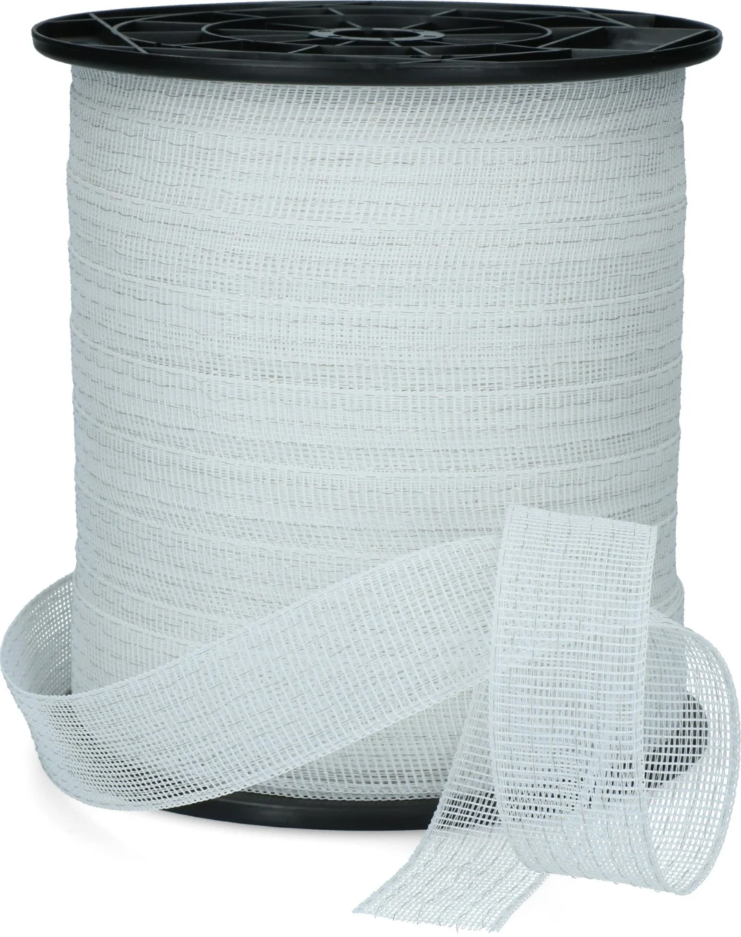 Taśma do pastucha elektrycznego 40 mm, biała, 8 przewodów ze stali nierdzewnej, 200 m – ZoneGuard Basic - obrazek 2