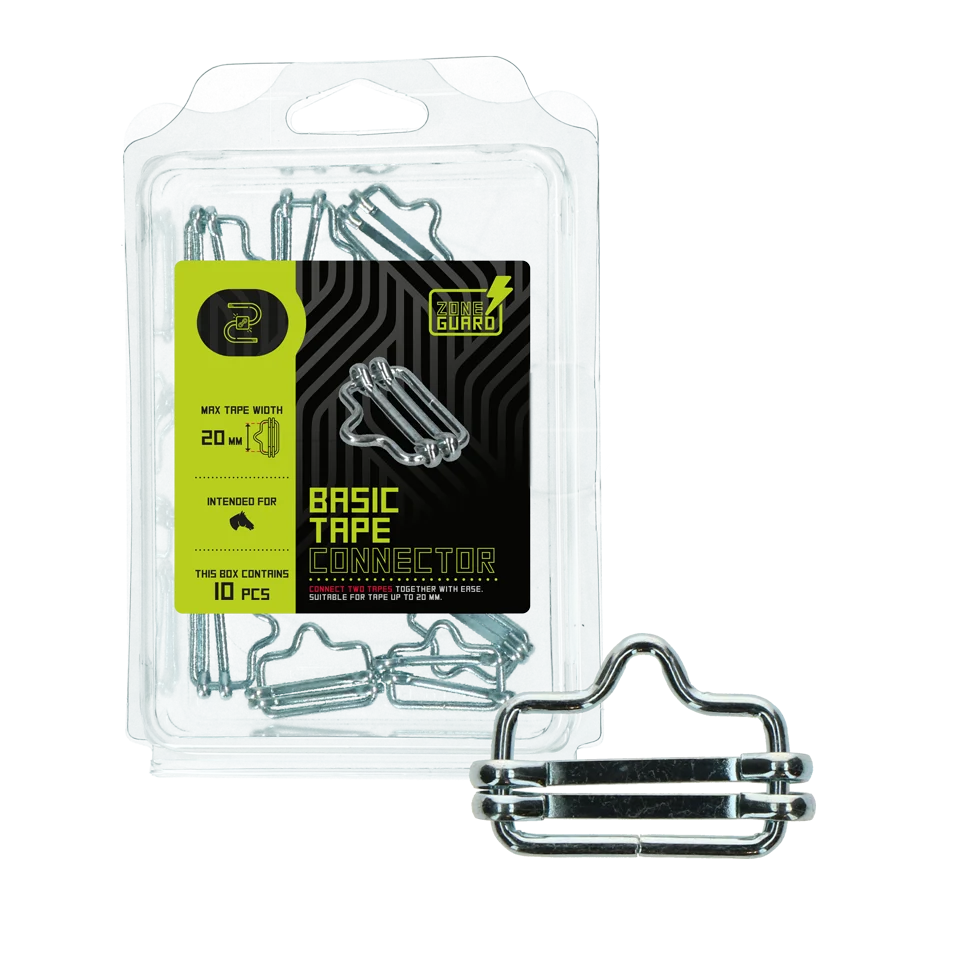 Łącznik do taśmy o szerokości do 20 mm, 10 sztuk – ZoneGuard Basic - obrazek 2