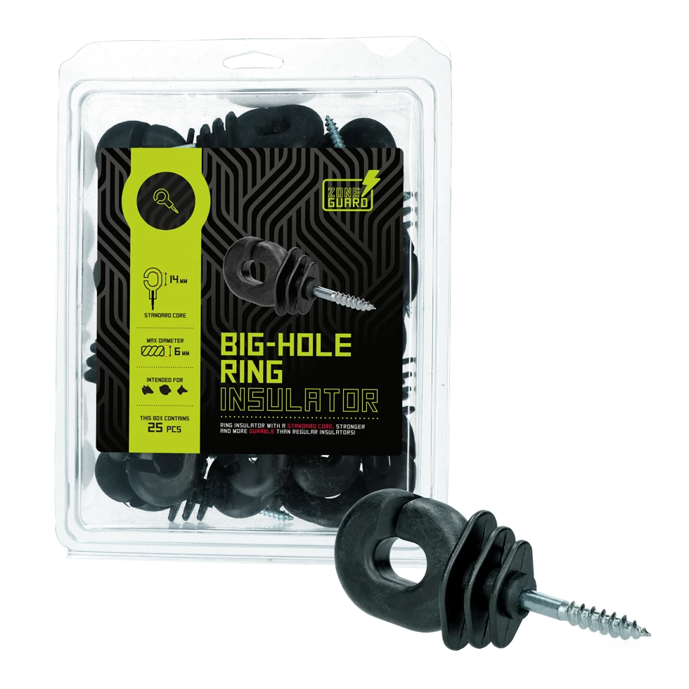 Izolator pierścieniowy z dużym otworem, 25 sztuk – ZoneGuard Big-Hole - obrazek 2